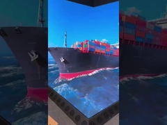 Интерактивный светодиодный экран на полу