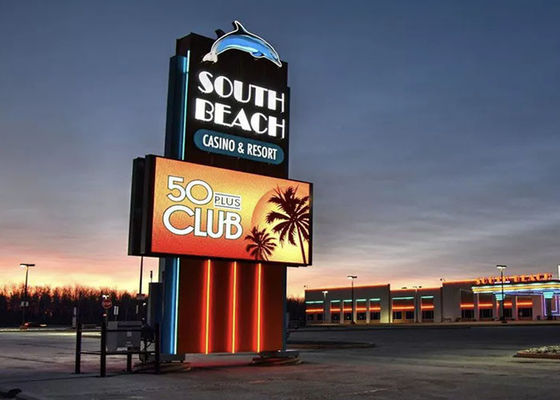 P10 Внешний полноцветный светодиодный дисплей IP65