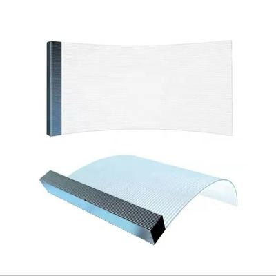 20°C-50°C Полный цвет Прозрачный светодиодный дисплей с 90% прозрачностью