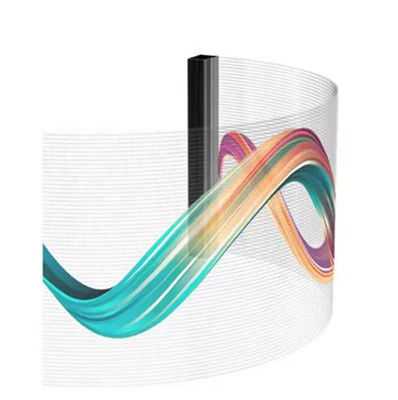 90% Прозрачность Полноцветные светодиодные экраны 3840hz Прозрачные светодиодные настенные дисплеи